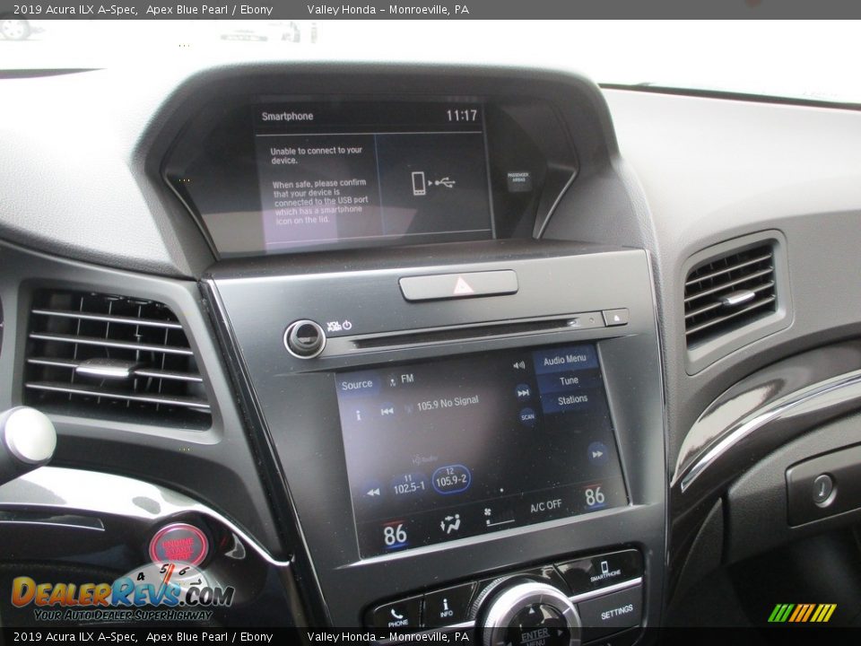 2019 Acura ILX A-Spec Apex Blue Pearl / Ebony Photo #15