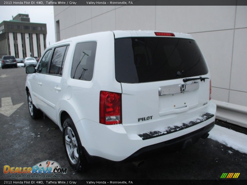 2013 Honda Pilot EX 4WD Taffeta White / Gray Photo #3