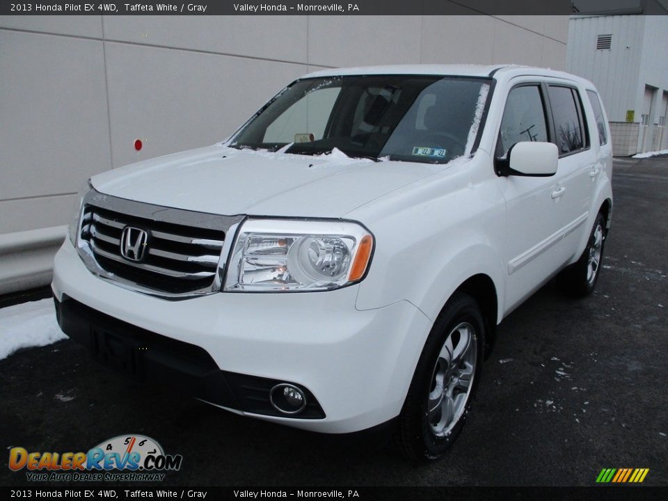 2013 Honda Pilot EX 4WD Taffeta White / Gray Photo #8