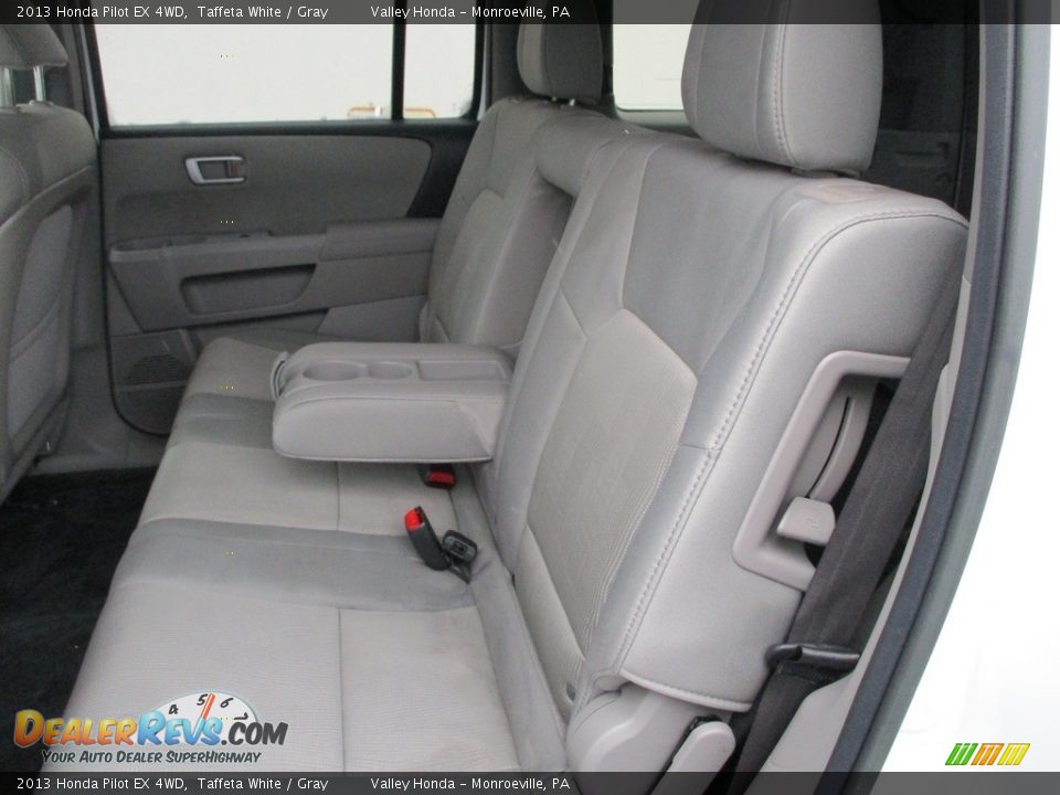 2013 Honda Pilot EX 4WD Taffeta White / Gray Photo #12