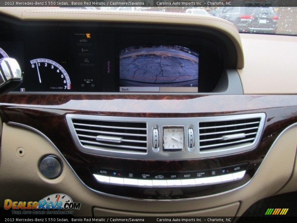 2013 Mercedes-Benz S 550 Sedan Barolo Red Metallic / Cashmere/Savanna Photo #15
