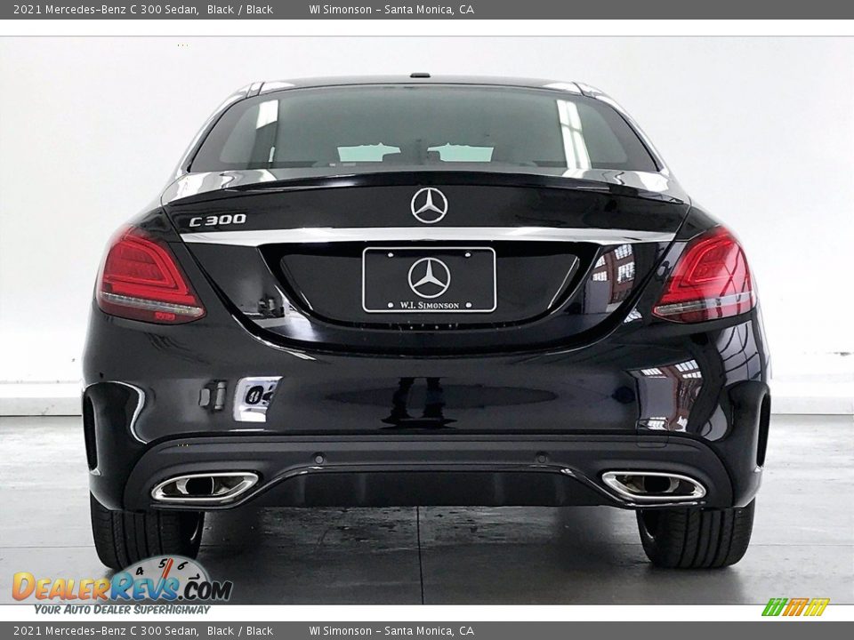 2021 Mercedes-Benz C 300 Sedan Black / Black Photo #3