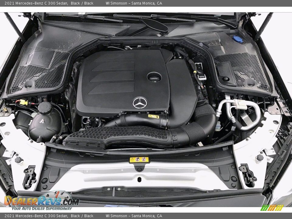 2021 Mercedes-Benz C 300 Sedan Black / Black Photo #8