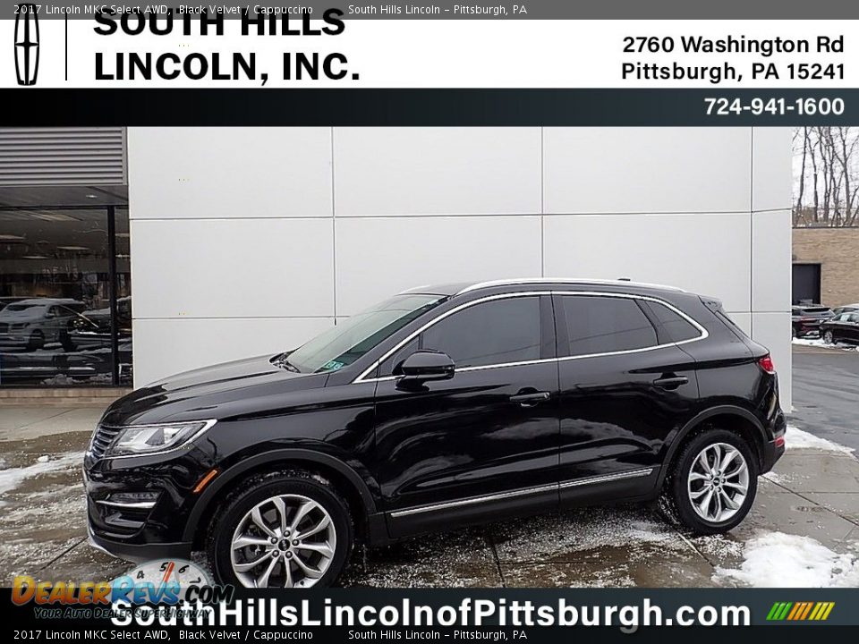 2017 Lincoln MKC Select AWD Black Velvet / Cappuccino Photo #1