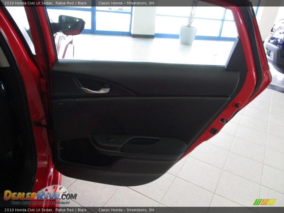 2019 Honda Civic LX Sedan Rallye Red / Black Photo #19