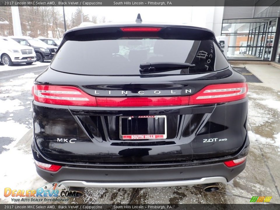 2017 Lincoln MKC Select AWD Black Velvet / Cappuccino Photo #4