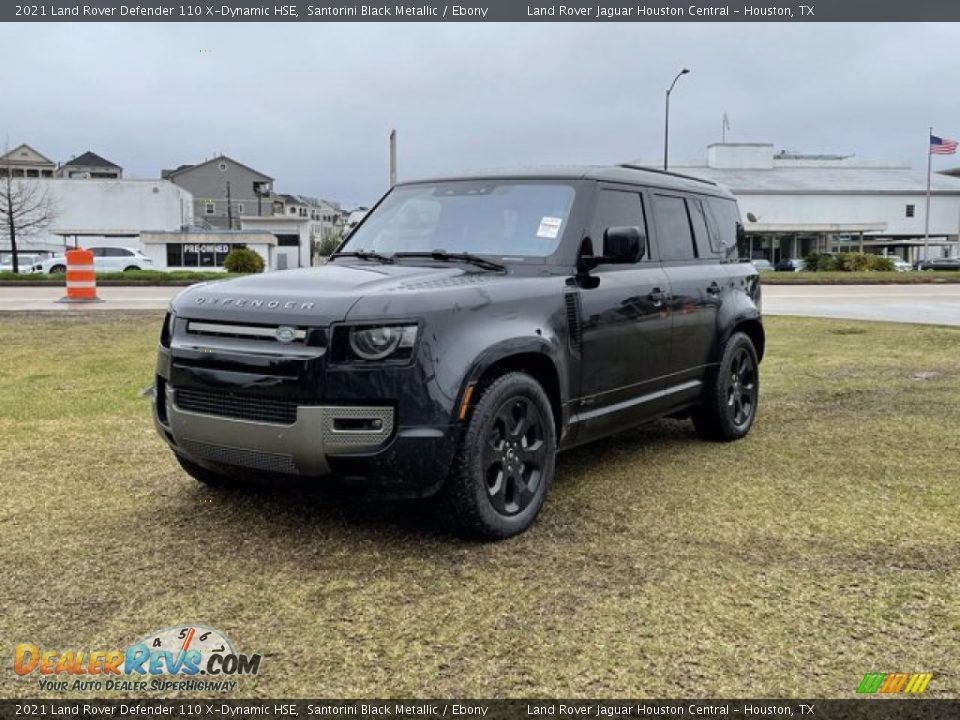 2021 Land Rover Defender 110 X-Dynamic HSE Santorini Black Metallic / Ebony Photo #1