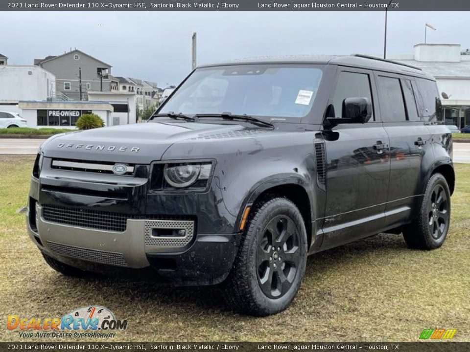 2021 Land Rover Defender 110 X-Dynamic HSE Santorini Black Metallic / Ebony Photo #2