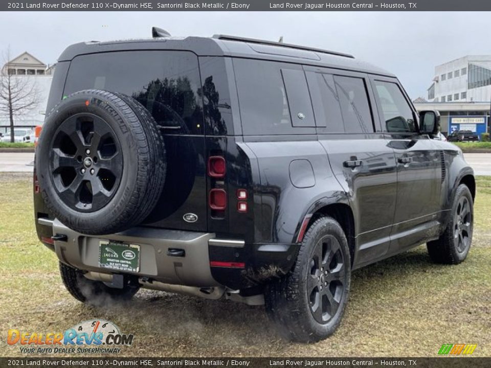 2021 Land Rover Defender 110 X-Dynamic HSE Santorini Black Metallic / Ebony Photo #3