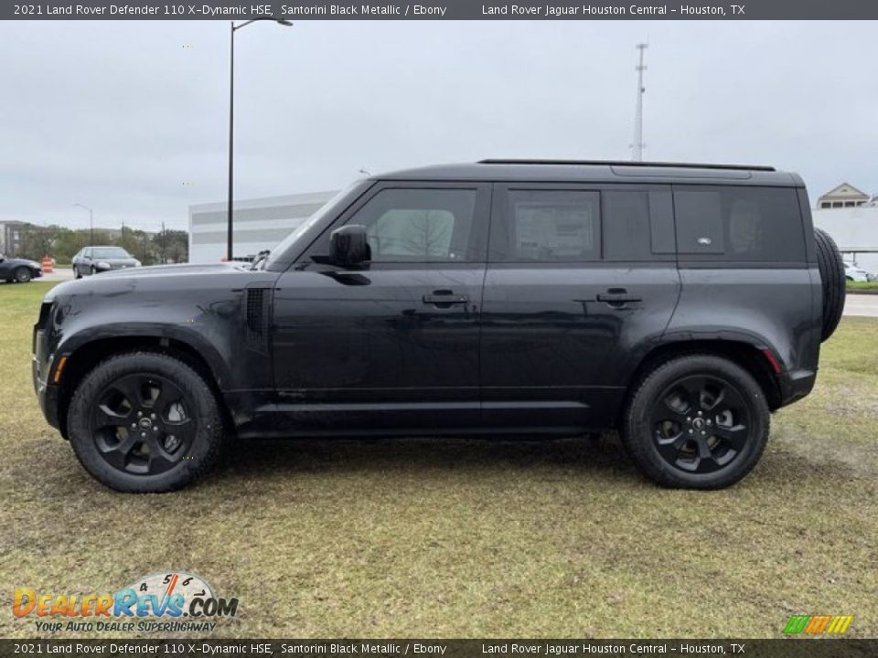 2021 Land Rover Defender 110 X-Dynamic HSE Santorini Black Metallic / Ebony Photo #7