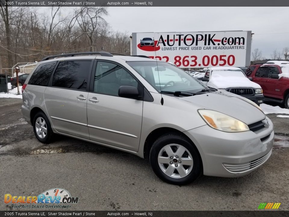 2005 Toyota Sienna LE Silver Shadow Pearl / Stone Photo #1