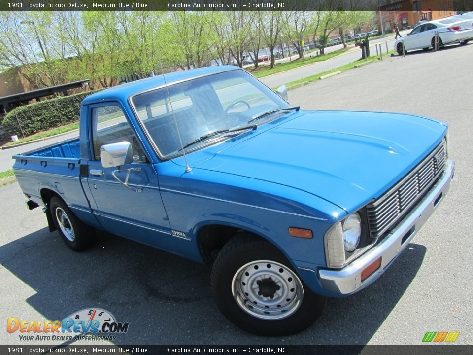 Medium Blue 1981 Toyota Pickup Deluxe Photo #3
