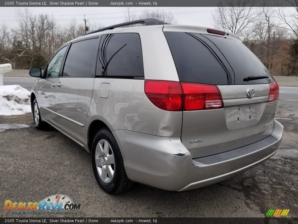 2005 Toyota Sienna LE Silver Shadow Pearl / Stone Photo #5