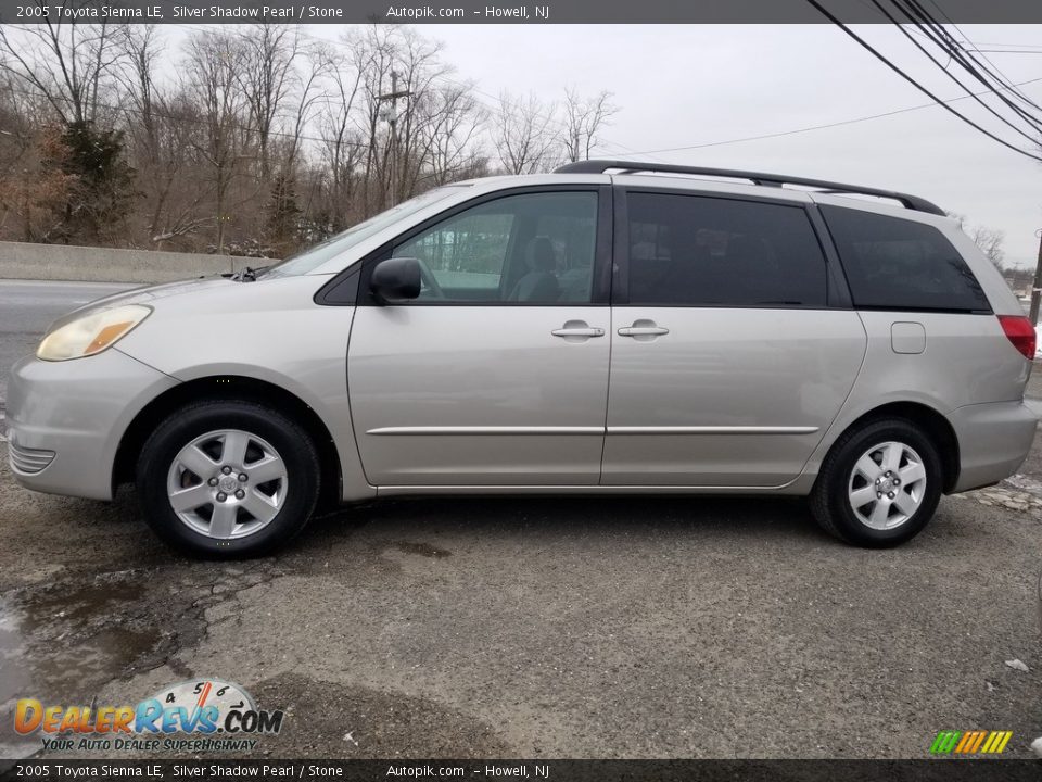 2005 Toyota Sienna LE Silver Shadow Pearl / Stone Photo #6