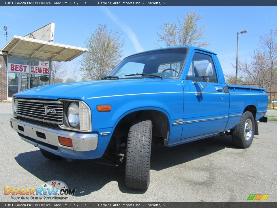 Medium Blue 1981 Toyota Pickup Deluxe Photo #6
