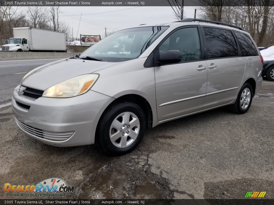 2005 Toyota Sienna LE Silver Shadow Pearl / Stone Photo #7