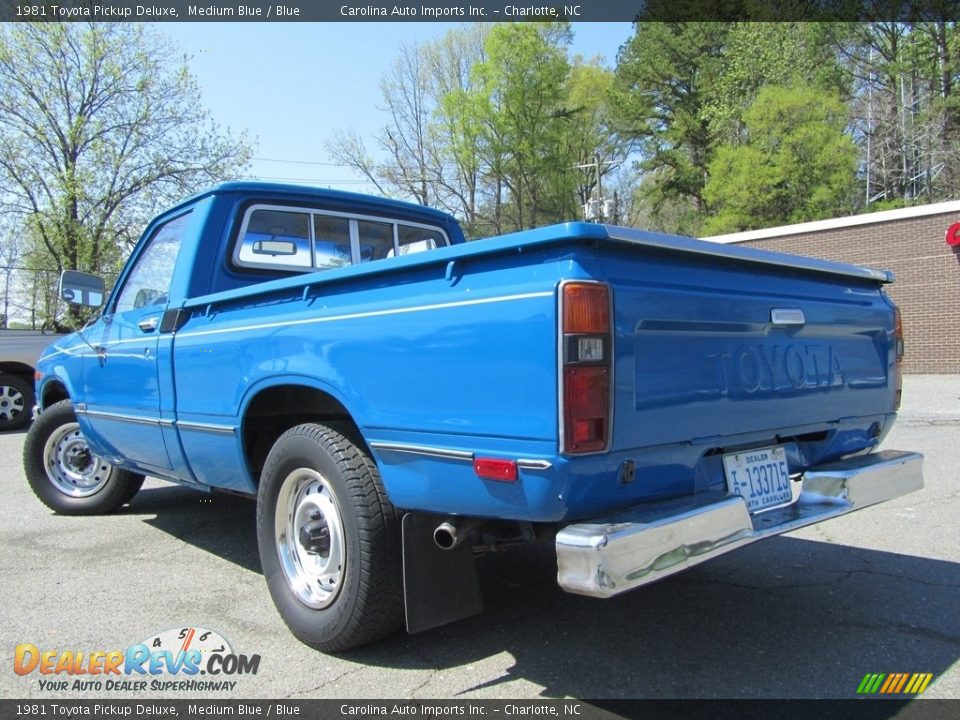Medium Blue 1981 Toyota Pickup Deluxe Photo #8