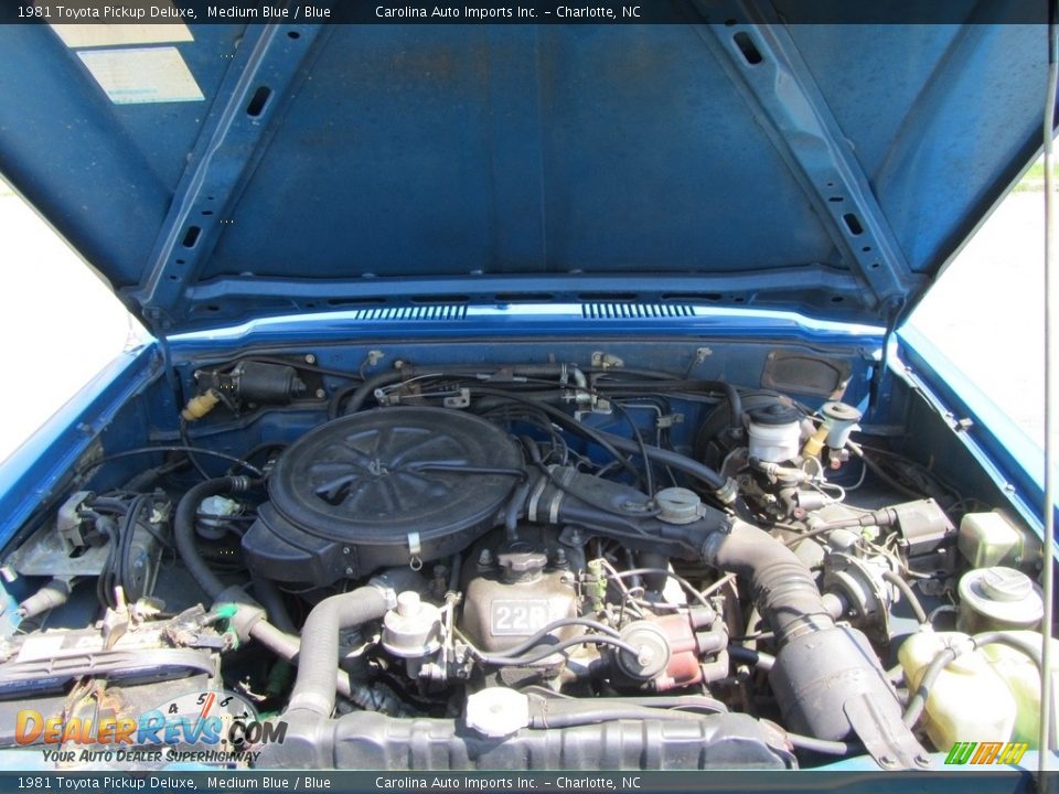 1981 Toyota Pickup Deluxe 2.4 Liter SOHC 8-Valve 22R 4 Cylinder Engine Photo #15