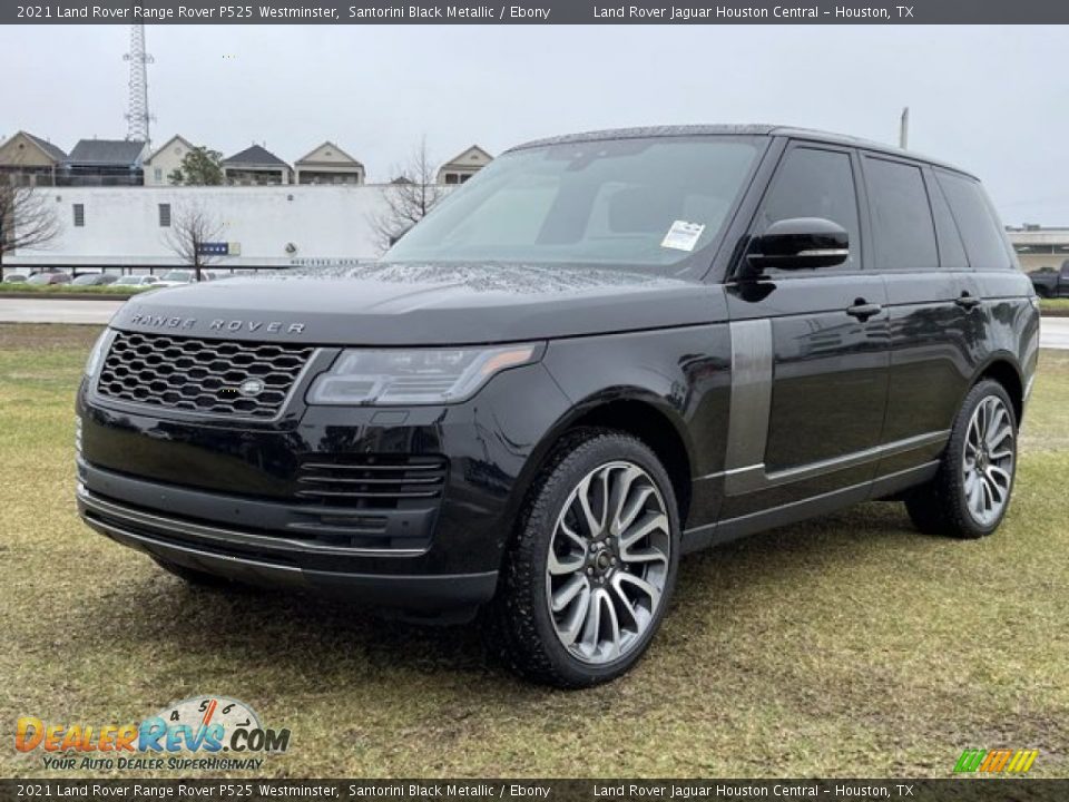 2021 Land Rover Range Rover P525 Westminster Santorini Black Metallic / Ebony Photo #2