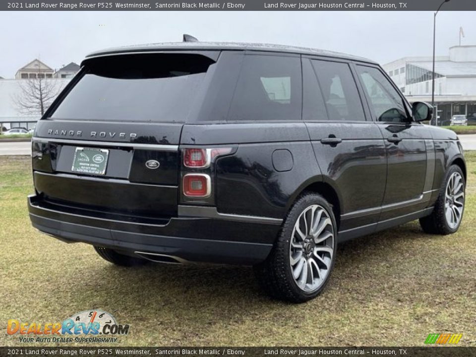 2021 Land Rover Range Rover P525 Westminster Santorini Black Metallic / Ebony Photo #3