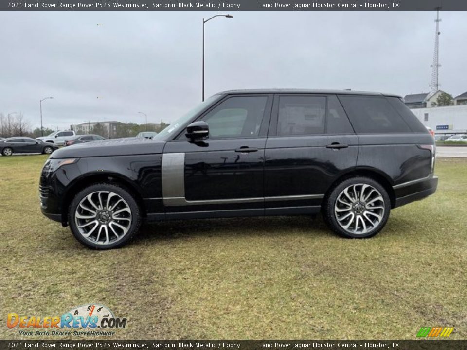 2021 Land Rover Range Rover P525 Westminster Santorini Black Metallic / Ebony Photo #7