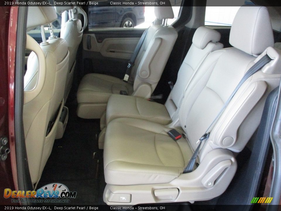 2019 Honda Odyssey EX-L Deep Scarlet Pearl / Beige Photo #19