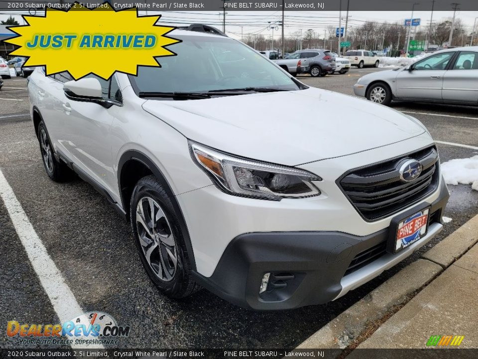 2020 Subaru Outback 2.5i Limited Crystal White Pearl / Slate Black Photo #1