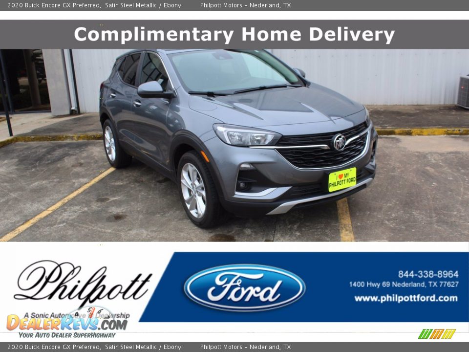 2020 Buick Encore GX Preferred Satin Steel Metallic / Ebony Photo #1