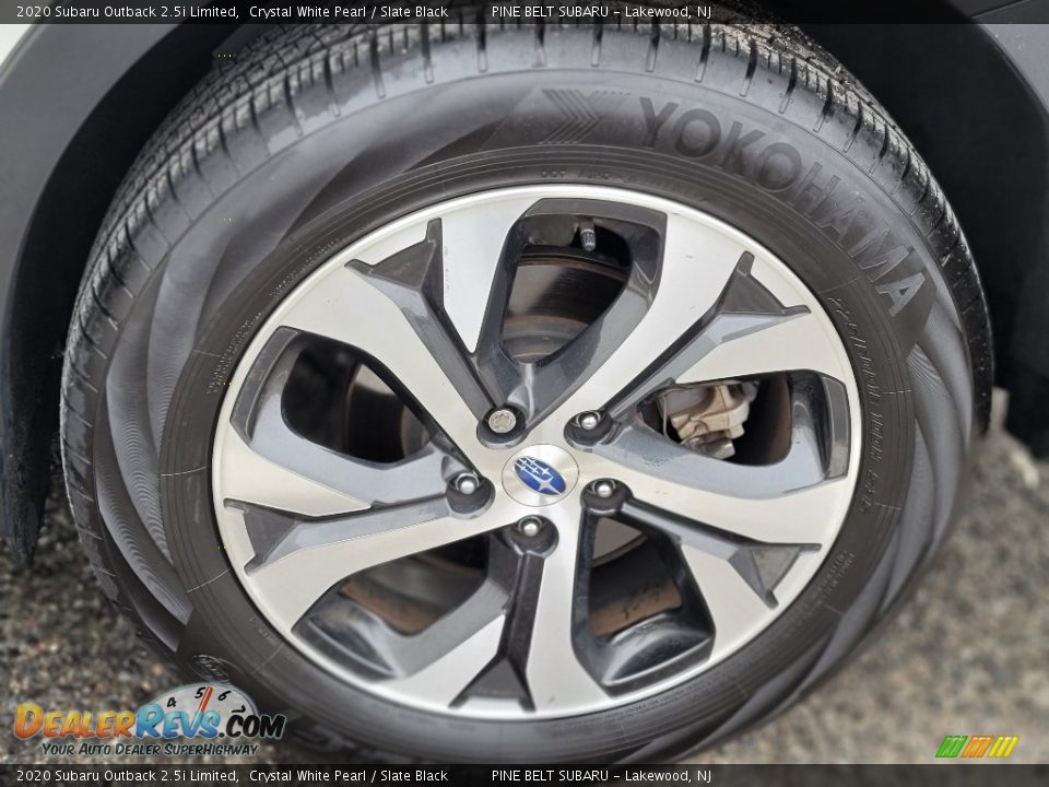2020 Subaru Outback 2.5i Limited Crystal White Pearl / Slate Black Photo #3