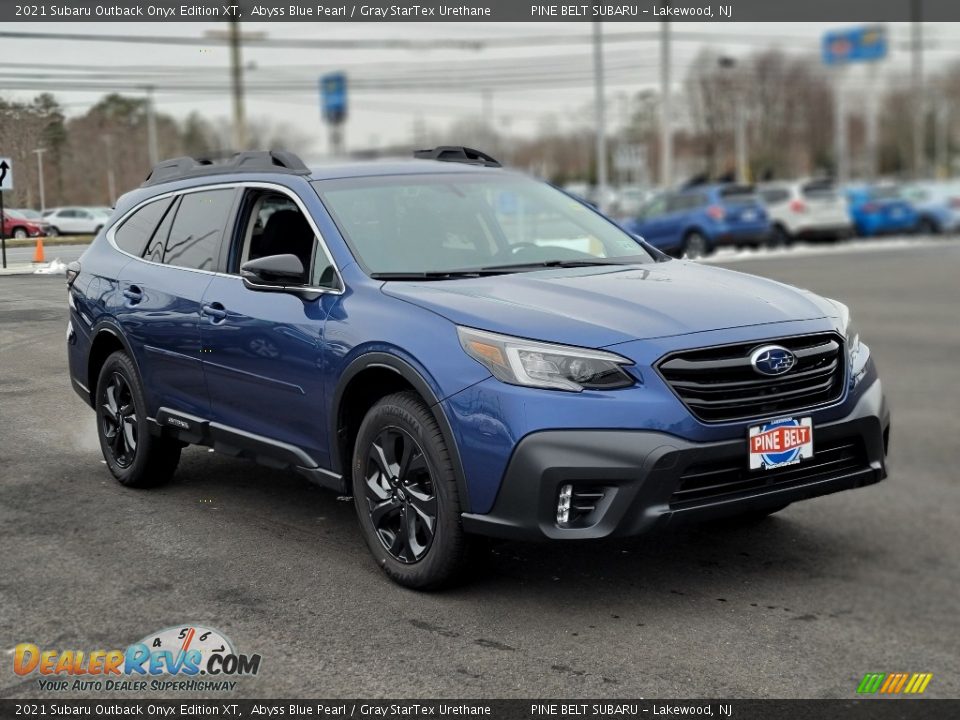 2021 Subaru Outback Onyx Edition XT Abyss Blue Pearl / Gray StarTex Urethane Photo #1