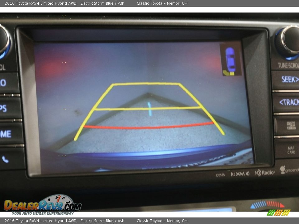 2016 Toyota RAV4 Limited Hybrid AWD Electric Storm Blue / Ash Photo #13