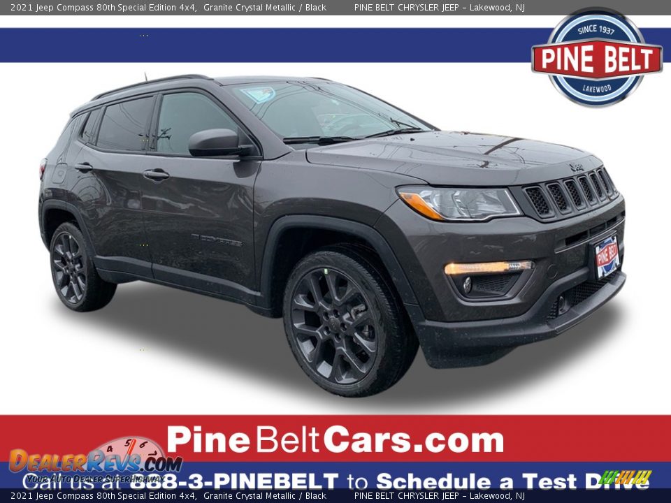 2021 Jeep Compass 80th Special Edition 4x4 Granite Crystal Metallic / Black Photo #1