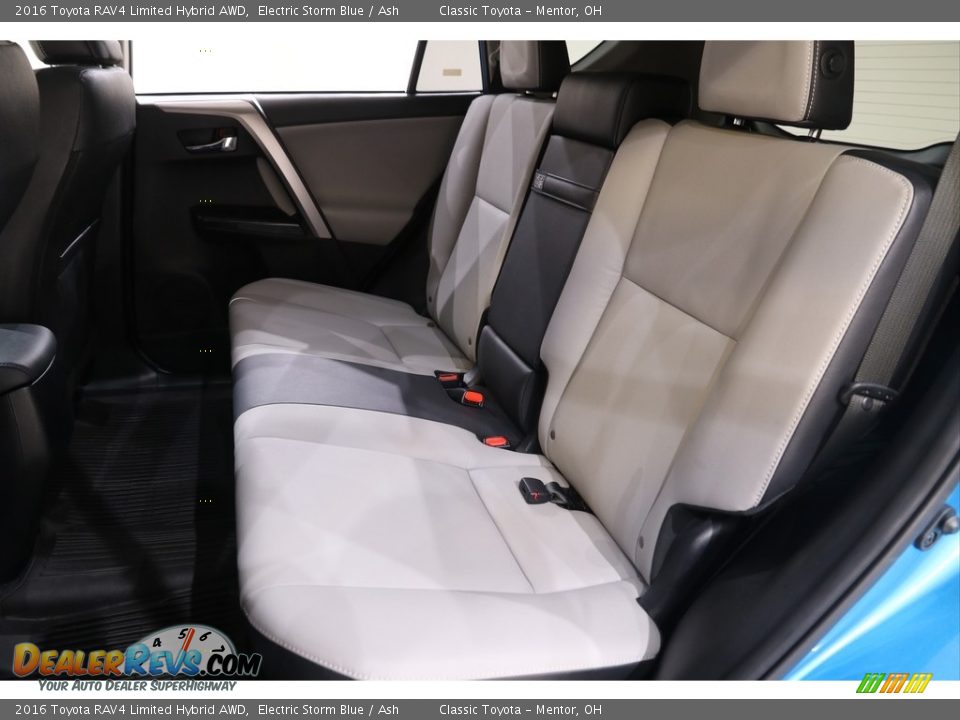2016 Toyota RAV4 Limited Hybrid AWD Electric Storm Blue / Ash Photo #18