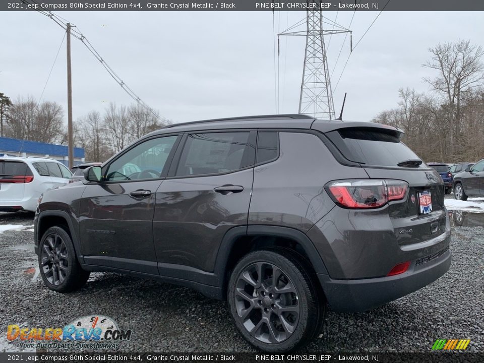 2021 Jeep Compass 80th Special Edition 4x4 Granite Crystal Metallic / Black Photo #6