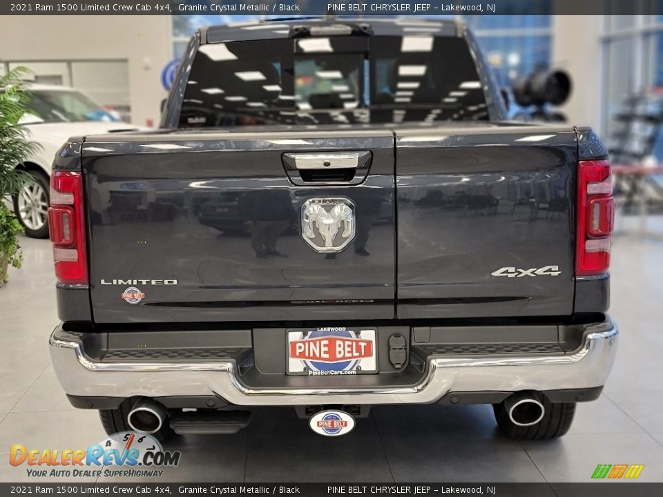 2021 Ram 1500 Limited Crew Cab 4x4 Granite Crystal Metallic / Black Photo #7