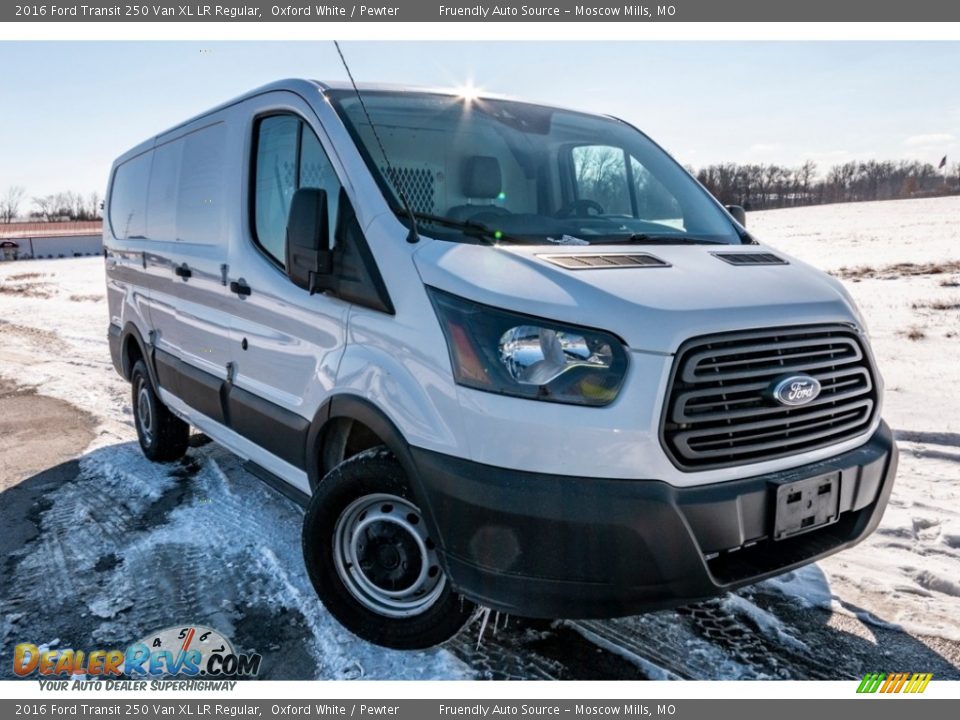 2016 Ford Transit 250 Van XL LR Regular Oxford White / Pewter Photo #1