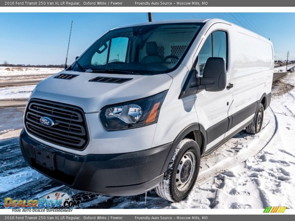 2016 Ford Transit 250 Van XL LR Regular Oxford White / Pewter Photo #8