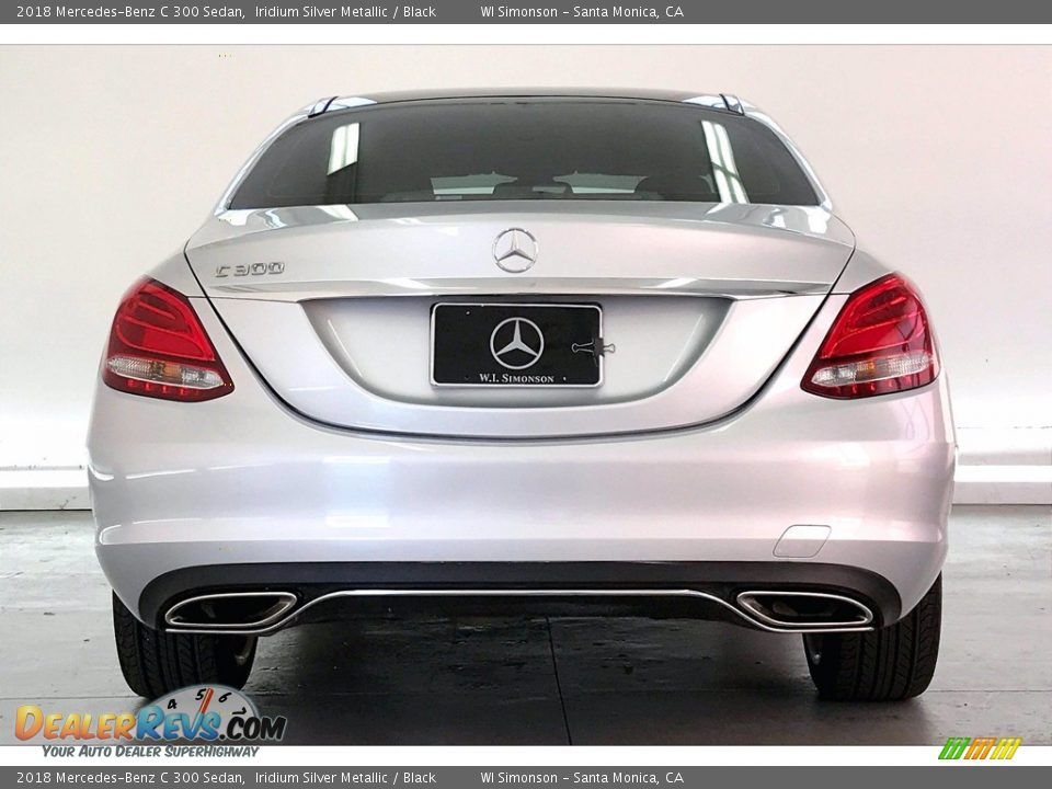2018 Mercedes-Benz C 300 Sedan Iridium Silver Metallic / Black Photo #3