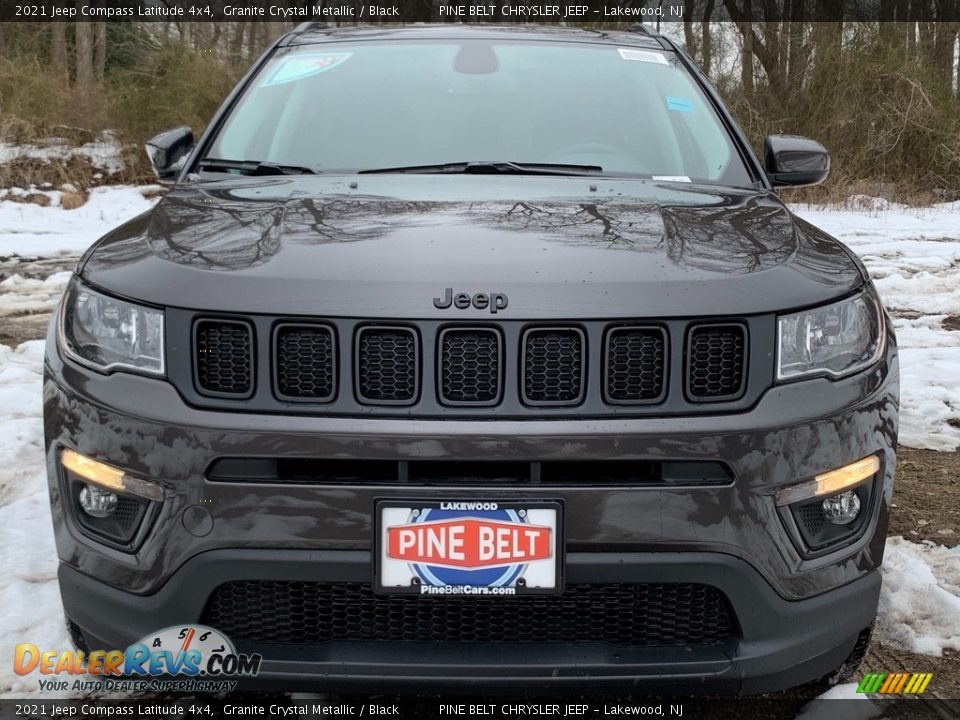 2021 Jeep Compass Latitude 4x4 Granite Crystal Metallic / Black Photo #3