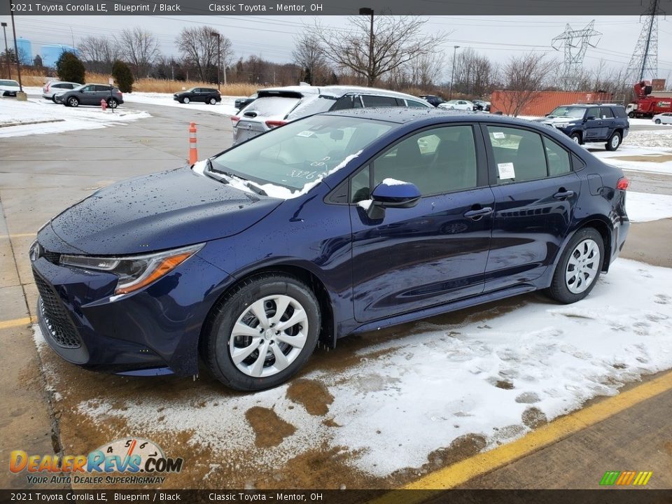 2021 Toyota Corolla LE Blueprint / Black Photo #1