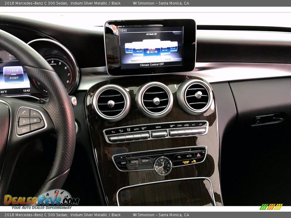 2018 Mercedes-Benz C 300 Sedan Iridium Silver Metallic / Black Photo #5