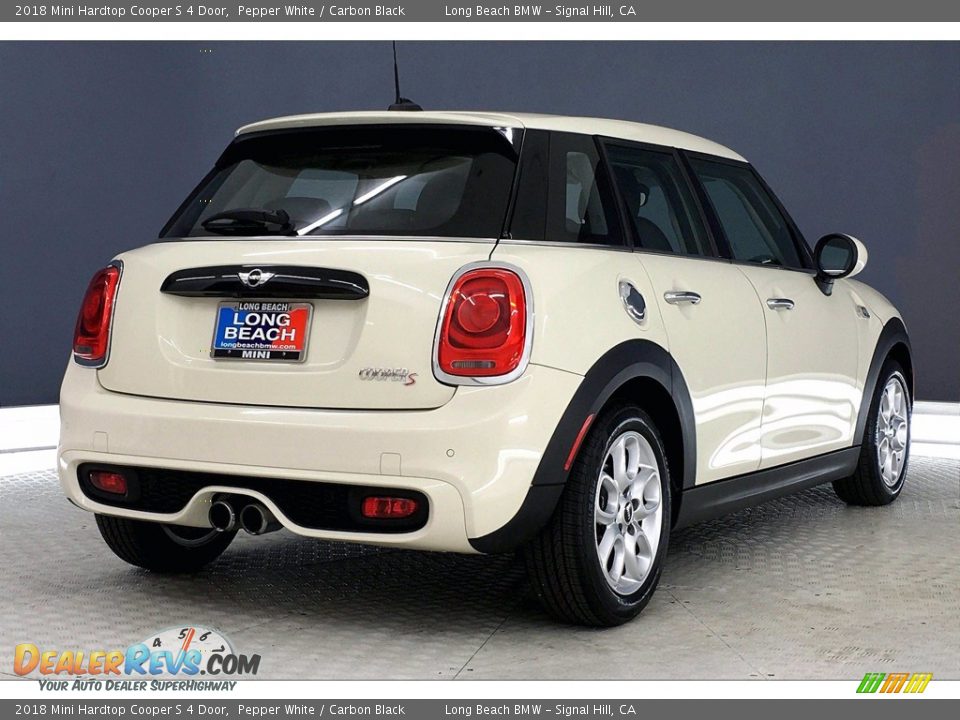 2018 Mini Hardtop Cooper S 4 Door Pepper White / Carbon Black Photo #13