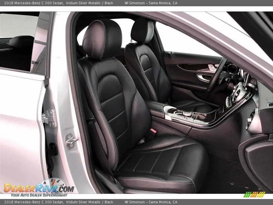2018 Mercedes-Benz C 300 Sedan Iridium Silver Metallic / Black Photo #6
