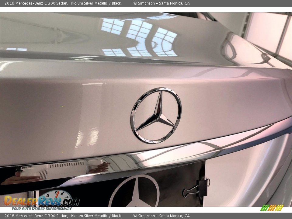 2018 Mercedes-Benz C 300 Sedan Iridium Silver Metallic / Black Photo #7