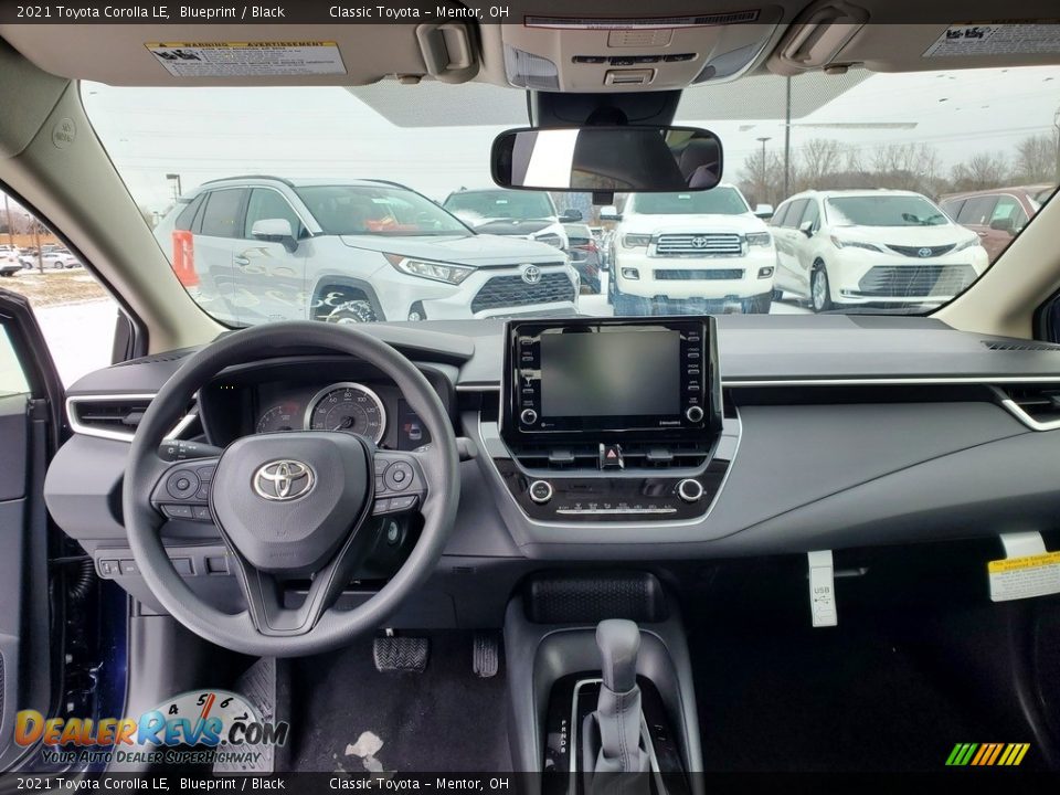 2021 Toyota Corolla LE Blueprint / Black Photo #4