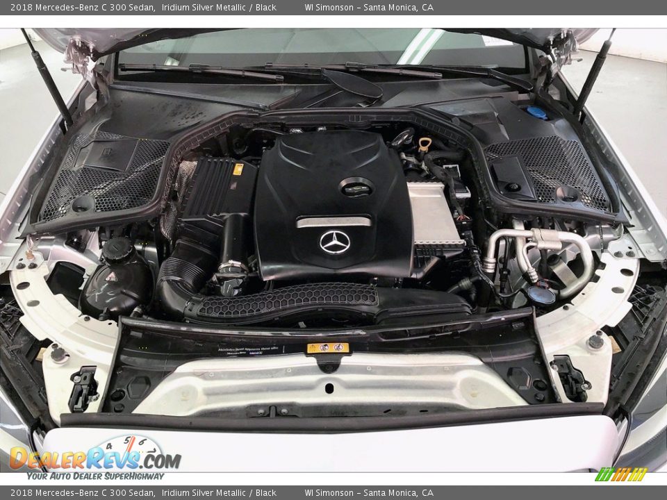 2018 Mercedes-Benz C 300 Sedan Iridium Silver Metallic / Black Photo #9