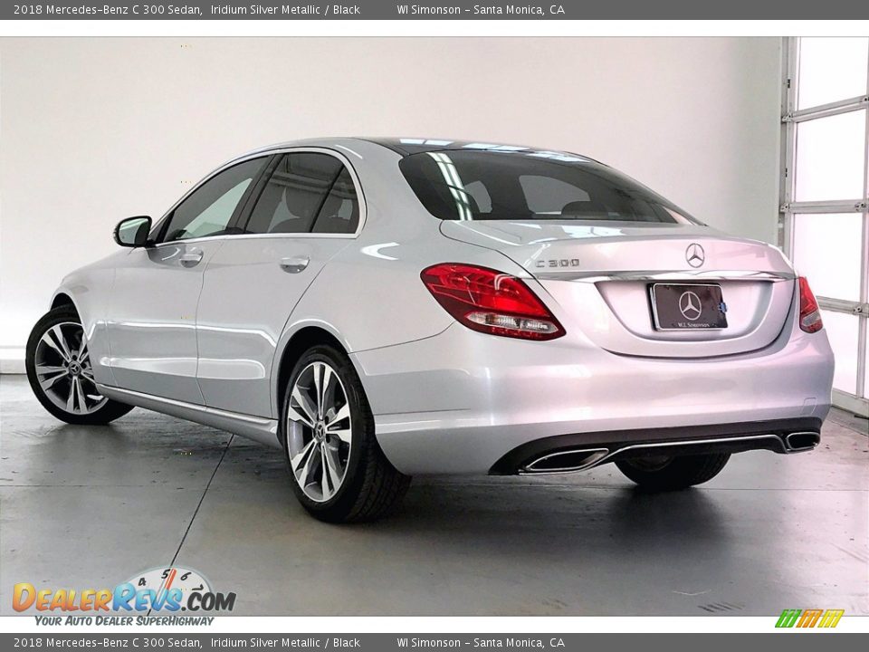 2018 Mercedes-Benz C 300 Sedan Iridium Silver Metallic / Black Photo #10