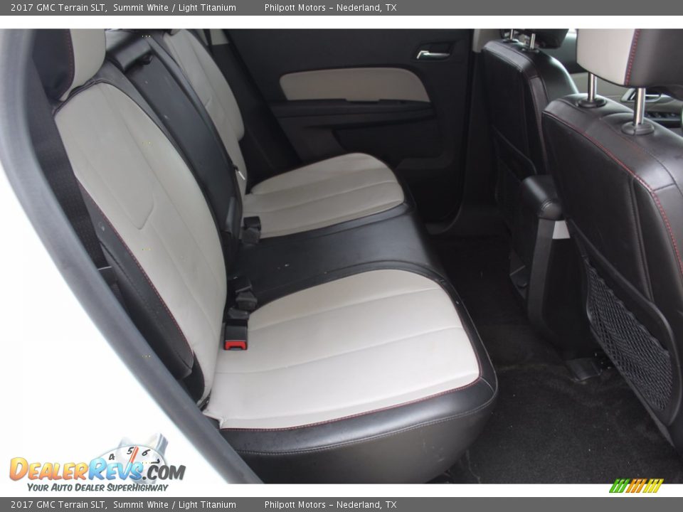 Rear Seat of 2017 GMC Terrain SLT Photo #24