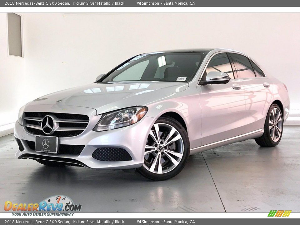 2018 Mercedes-Benz C 300 Sedan Iridium Silver Metallic / Black Photo #12