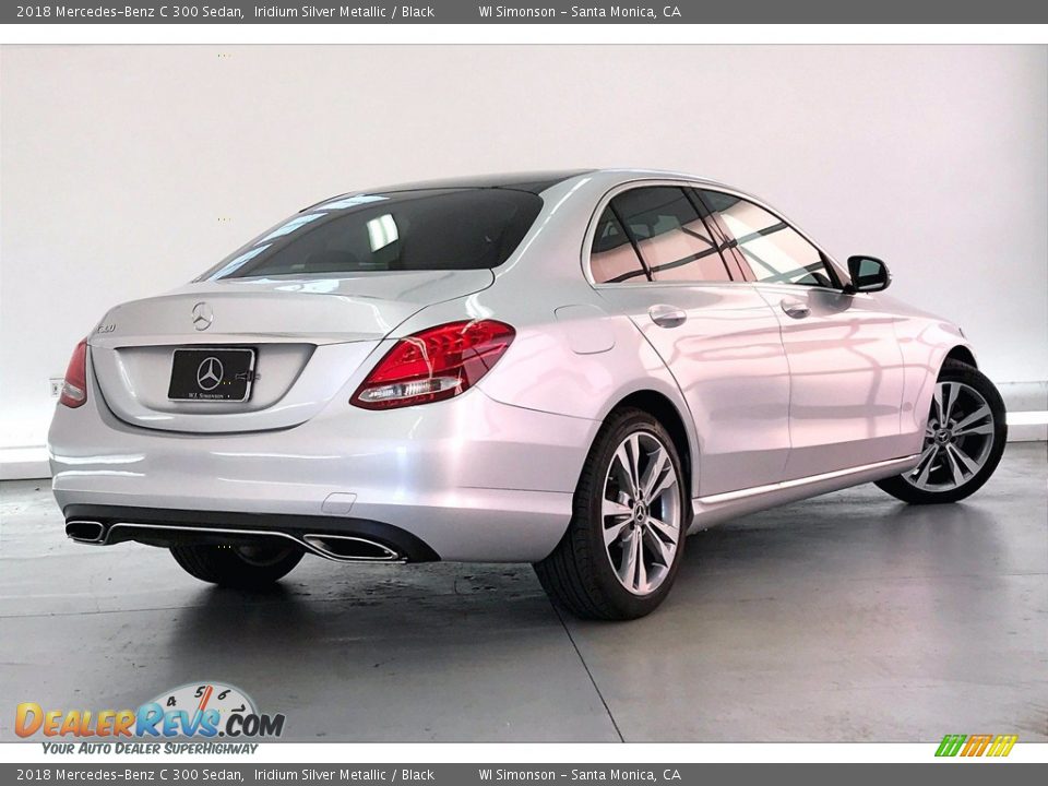 2018 Mercedes-Benz C 300 Sedan Iridium Silver Metallic / Black Photo #13